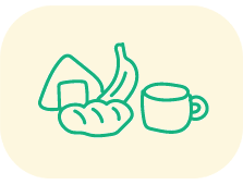 お昼、おやつ、飲み物