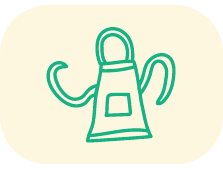 食事用エプロン